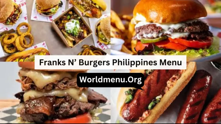 Franks N’ Burgers Philippines Menu Prices Current 2024