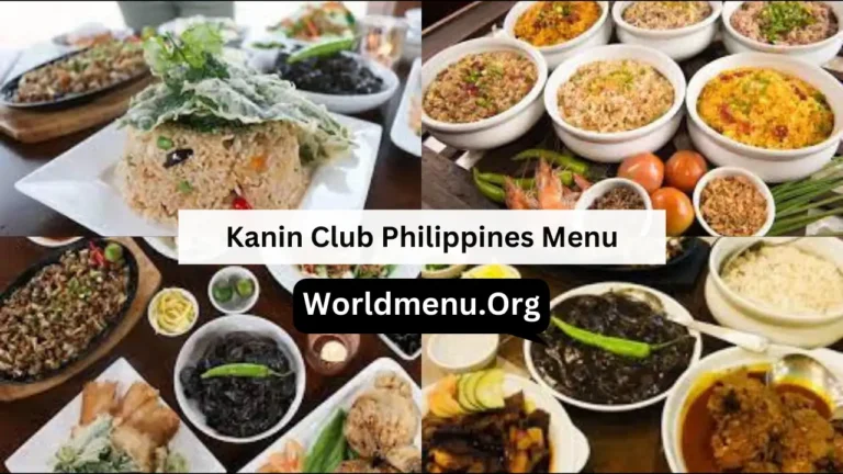 Kanin Club Philippines Menu & New Prices 2024