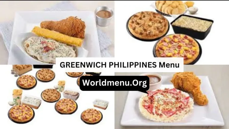 GREENWICH PHILIPPINES Menu Prices Updated 2024
