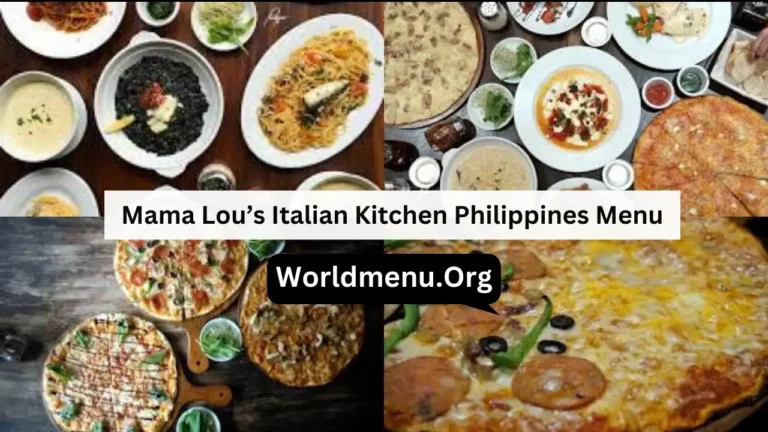 Mama Lou’s Italian Kitchen Philippines Menu Prices Updated 2024