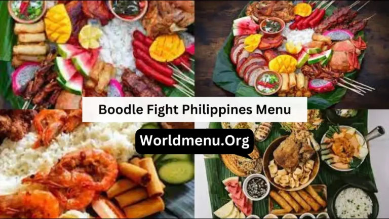 Boodle Fight Philippines Menu & Current Prices 2024