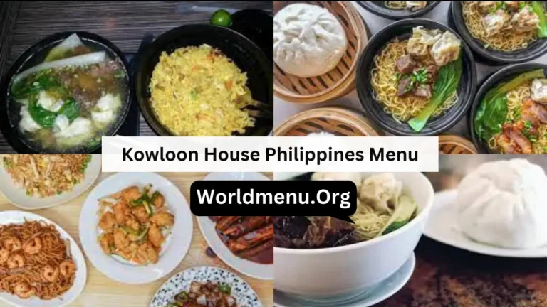 Kowloon House Philippines Menu Prices New 2024