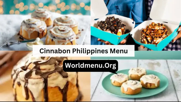 Cinnabon Philippines Menu Prices New 2024