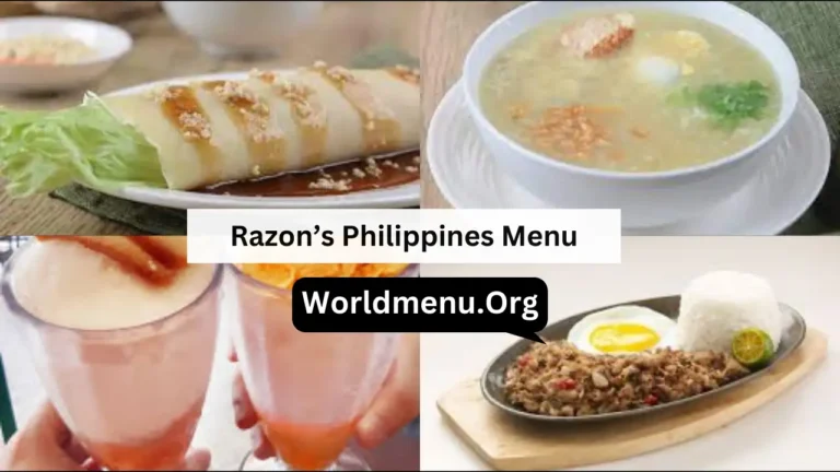 Razon’s Philippines Menu & Updated Prices 2024
