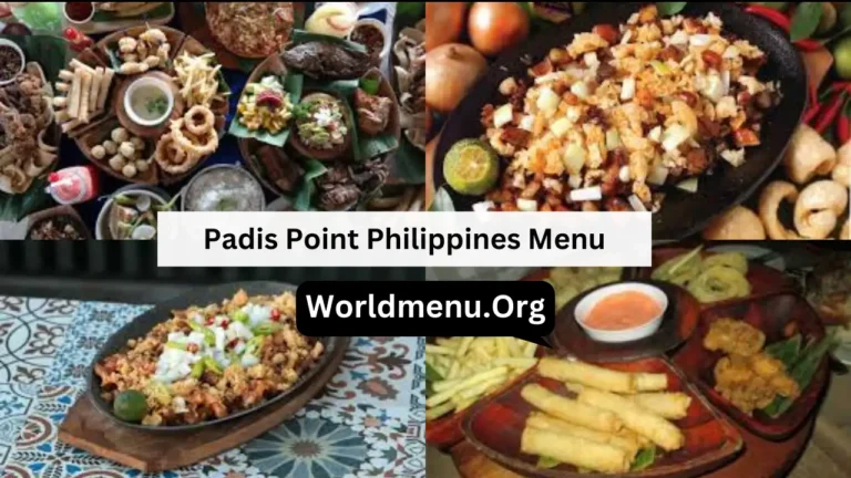 Padis Point Philippines Menu & Prices 2024