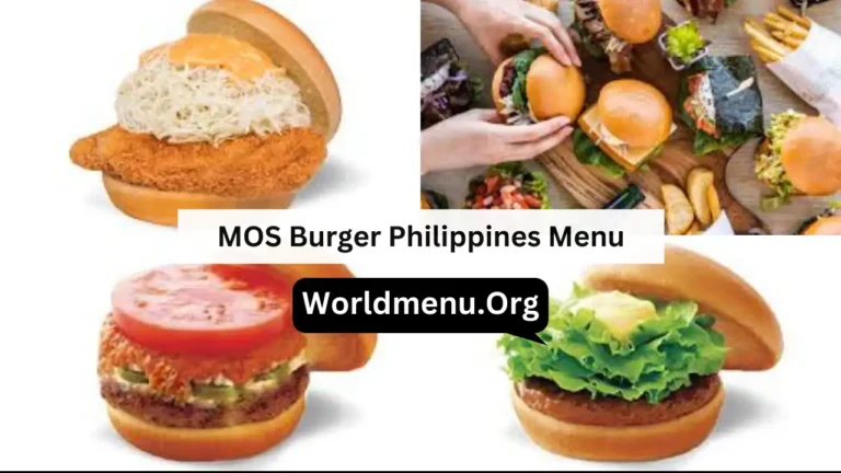 MOS Burger Philippines Menu & Recent Prices 2024