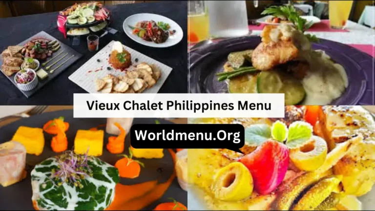Vieux Chalet Philippines Menu Prices Updated 2024