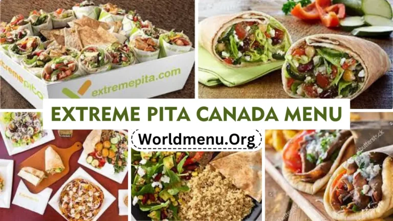 Extreme Pita canada Menu & Recent Prices 2024