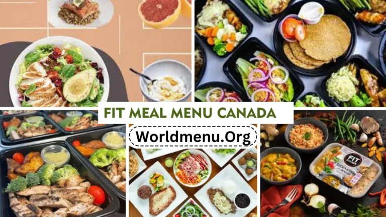 Fit Meal Menu Canada Prices New 2024