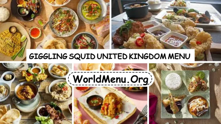 Giggling Squid United Kingdom Menu Prices Now 2024