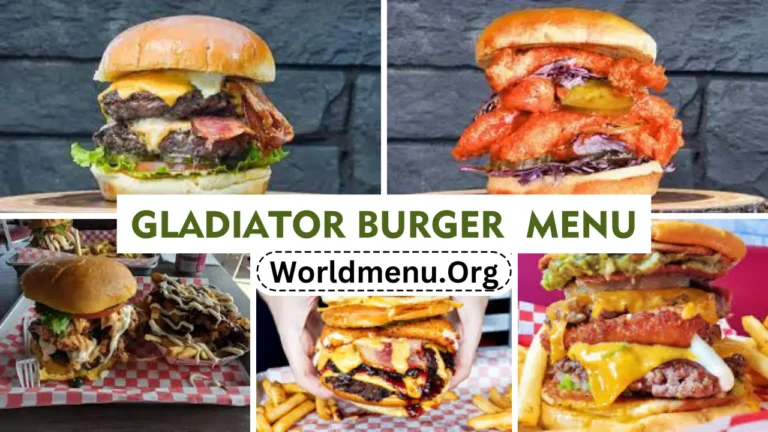 Gladiator Burger Canada Menu Prices Now 2024