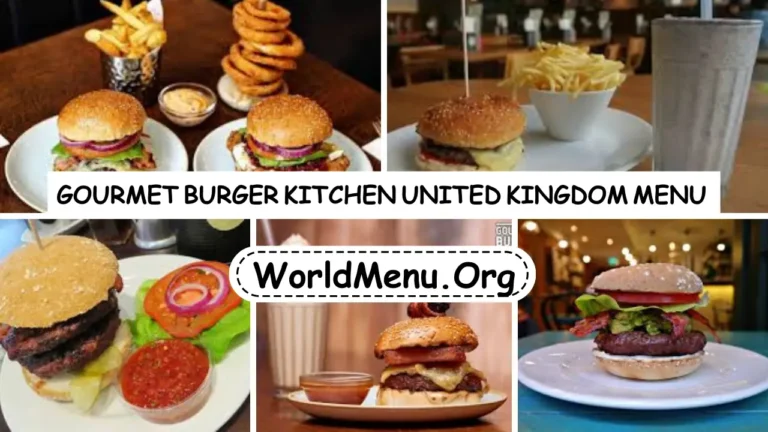 Gourmet Burger Kitchen United Kingdom Menu Prices Now 2024