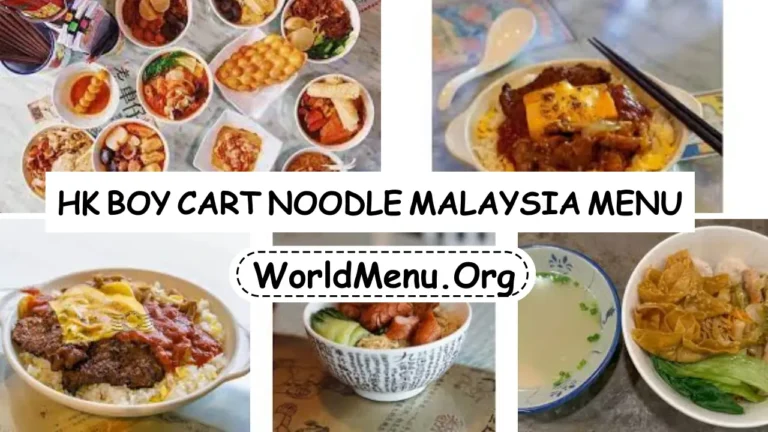 HK Boy Cart Noodle Malaysia Menu Prices Up To Data 2024