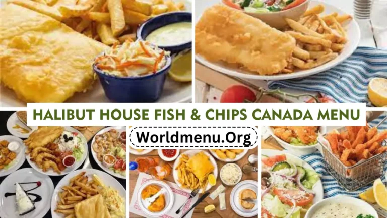 Halibut House Fish & Chips canada Menu & Prices 2024