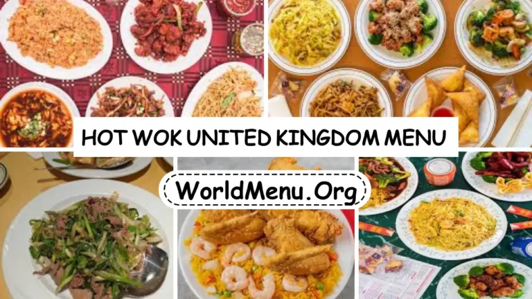 Hot Wok United Kingdom Menu & Up To Date Prices 2024