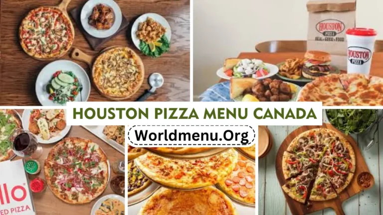 Houston Pizza Menu & Prices 2024