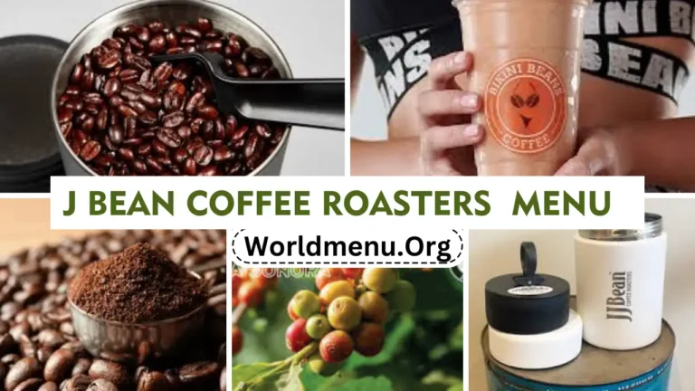 J Bean Coffee Roasters Canada Menu Prices Now 2024