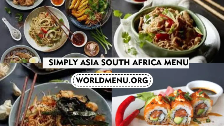 Simply Asia South Africa Menu Prices Updated 2024