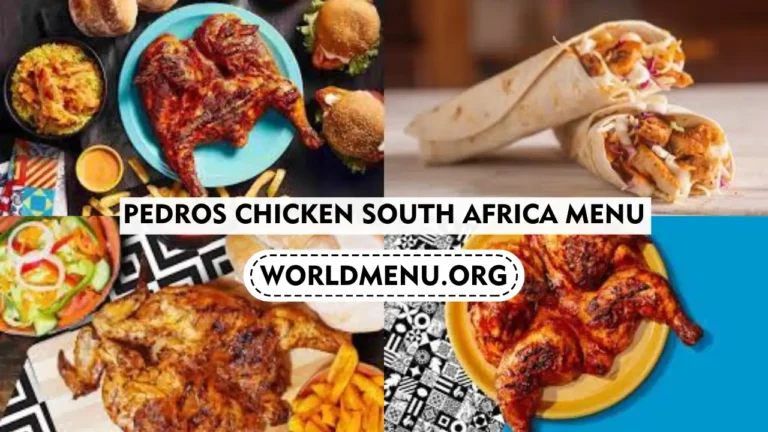Pedros Chicken South Africa Menu Prices Now 2024