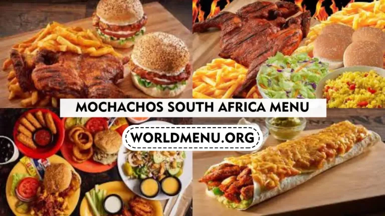 Mochachos South Africa Menu & Latest Prices 2024