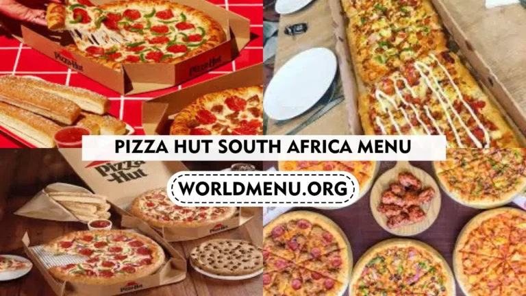 Pizza Hut South Africa Menu & Prices 2024