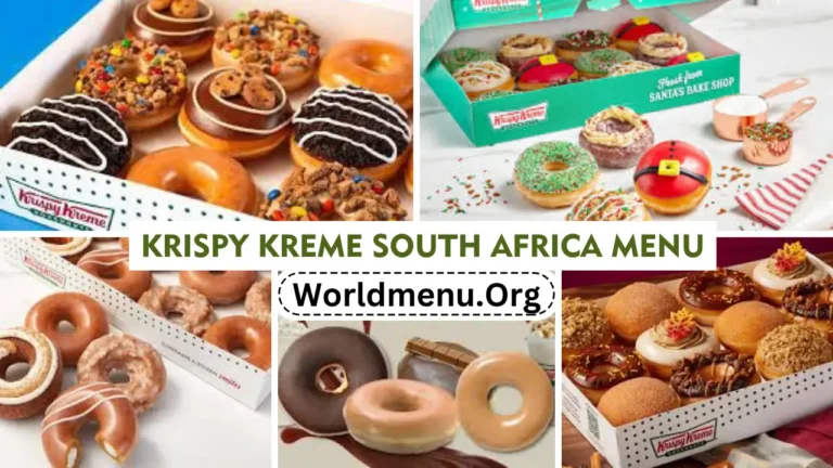 Krispy Kreme South Africa Menu & Updated Prices 2024