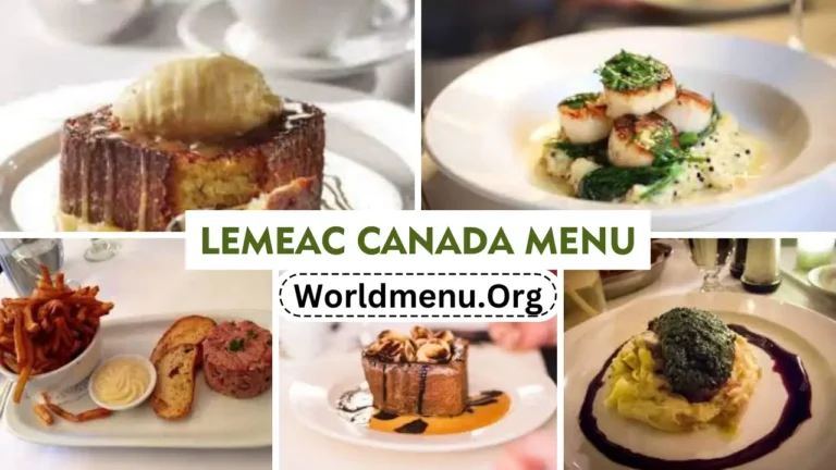 Lemeac canada menu Prices Current 2024