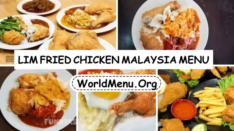 Lim Fried Chicken Malaysia Menu Prices New 2024