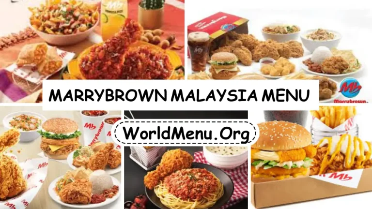 Marrybrown Malaysia Prices Latest 2024