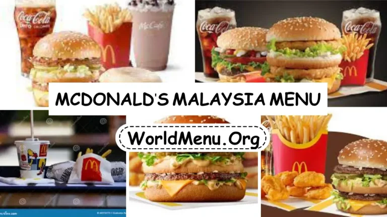 McDonald’s Malaysia Menu | New Price 2024