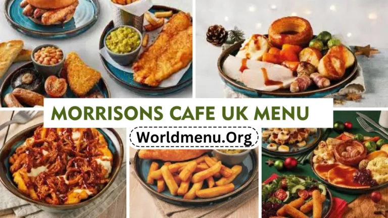 Morrisons Cafe United Kingdom Menu & Current Prices 2024
