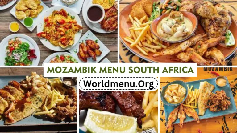 Mozambik Menu South Africa Prices Latest 2024