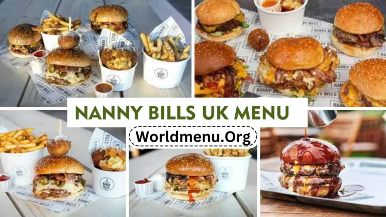 Nanny Bills United Kingdom Menu Prices Latest 2024