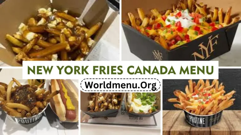 New York Fries Canada Menu Prices Recently 2024