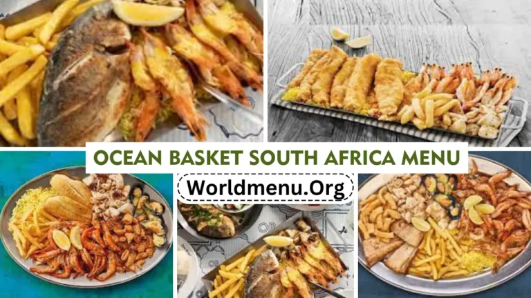 Ocean Basket South Africa Menu Prices New 2024