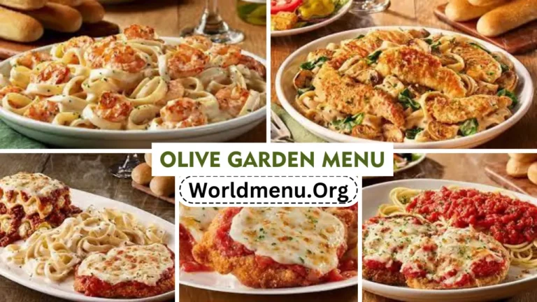 Olive Garden Menu & Up To Date Prices 2024