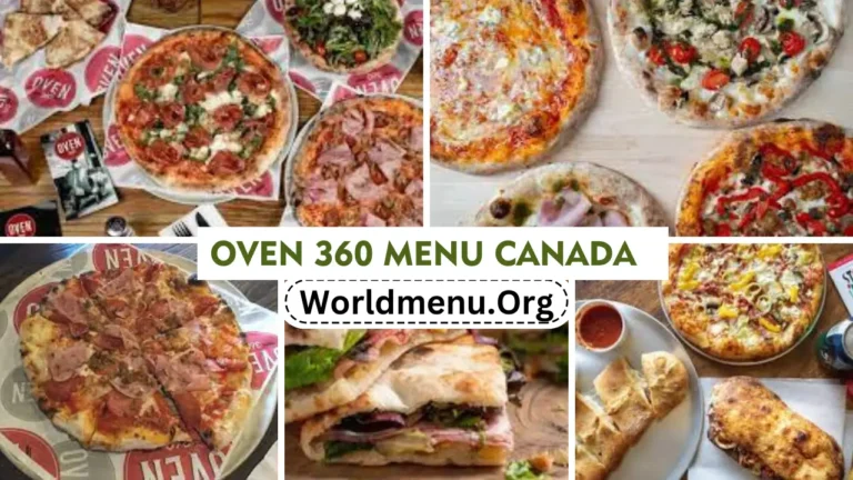 Oven 360 Menu Prices Recently 2024
