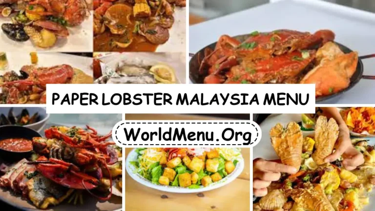 Paper Lobster Malaysia Menu Prices Recently 2024