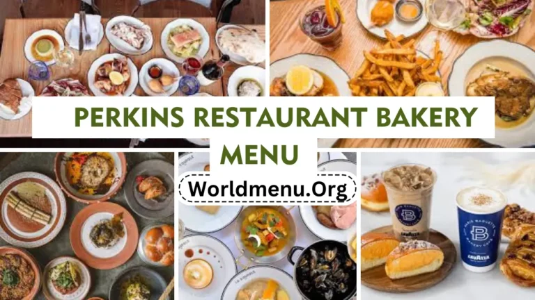 Perkins Restaurant & Bakery canada Menu Prices New 2024
