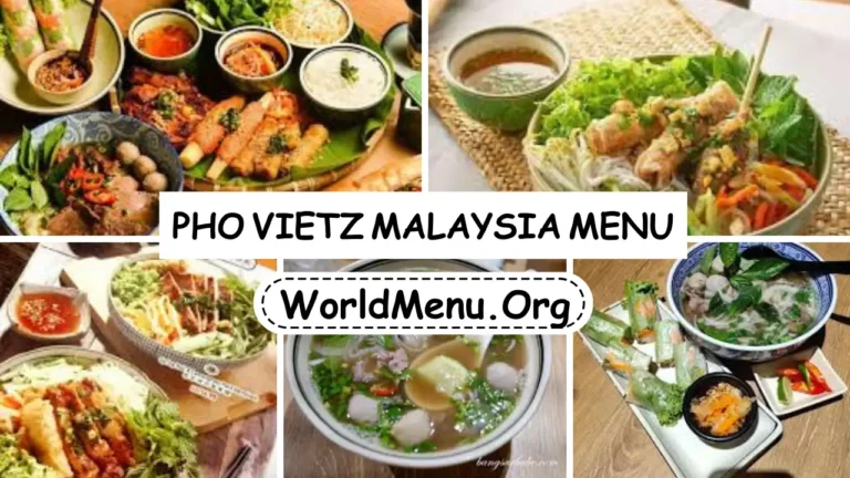 Pho Vietz Malaysia Menu Prices New 2024