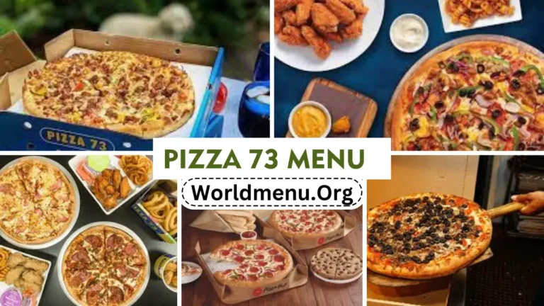 Pizza 73 Menu Prices Updated 2024