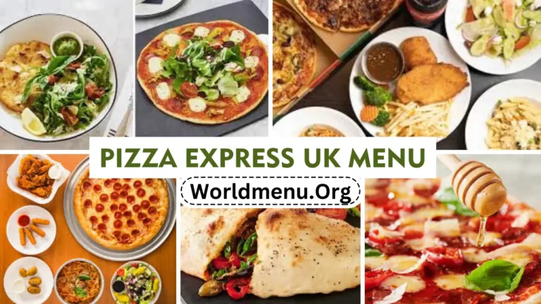 Pizza Express United Kingdom Menu Prices New 2024