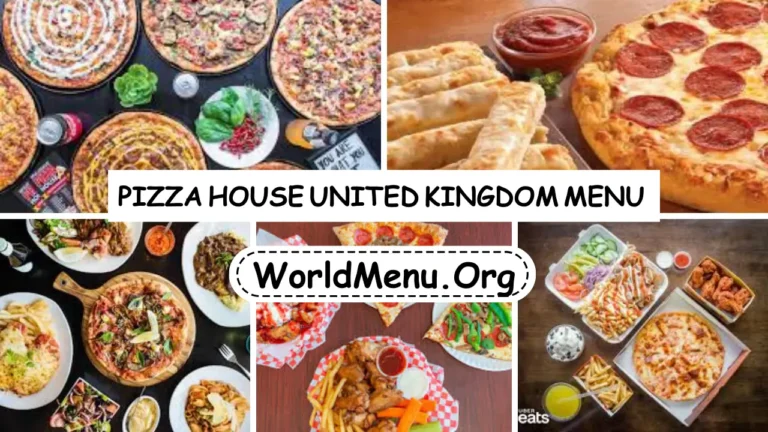 Pizza House United Kingdom Menu Prices Updated 2024