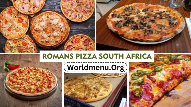 Romans Pizza South Africa Menu  Prices Up To Data 2024