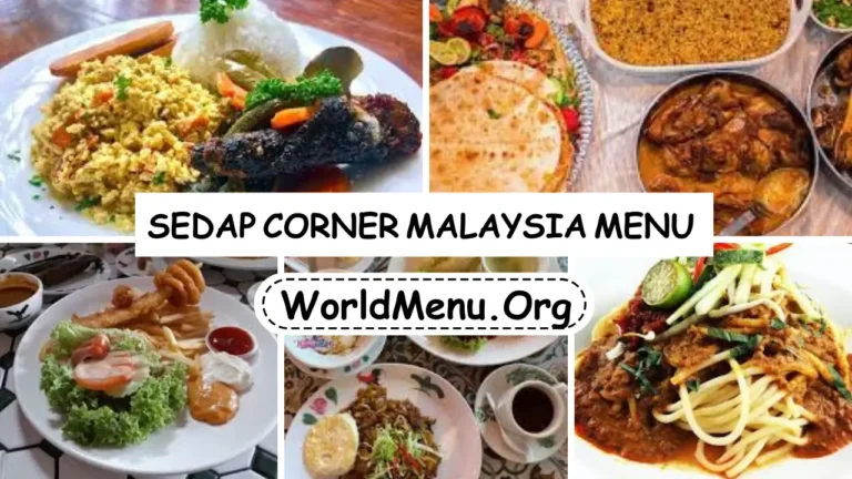 Sedap Corner Malaysia Menu Prices Recently 2024