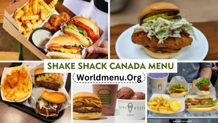 Shake Shack Canada Menu  & Up To Date Prices 2024