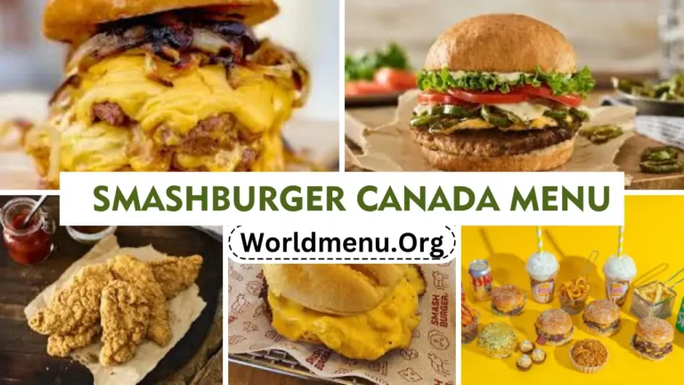 Smashburger canada Menu Prices Latest 2024