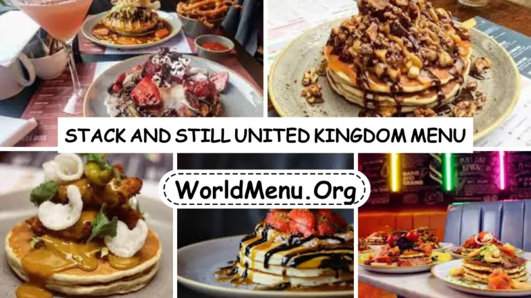 Stack and Still United Kingdom Menu Prices Updated 2024