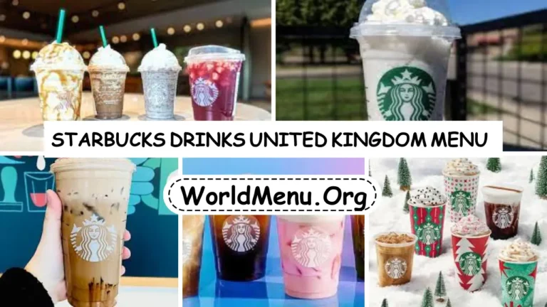 Starbucks Drinks United Kingdom Menu Prices Up To Data 2024
