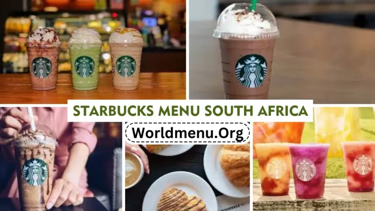 Starbucks Menu South Africa Prices Current 2024